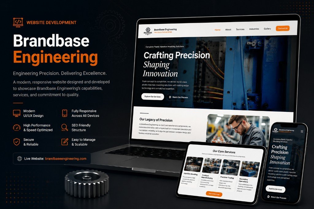 Brandbase Engineering website showcase