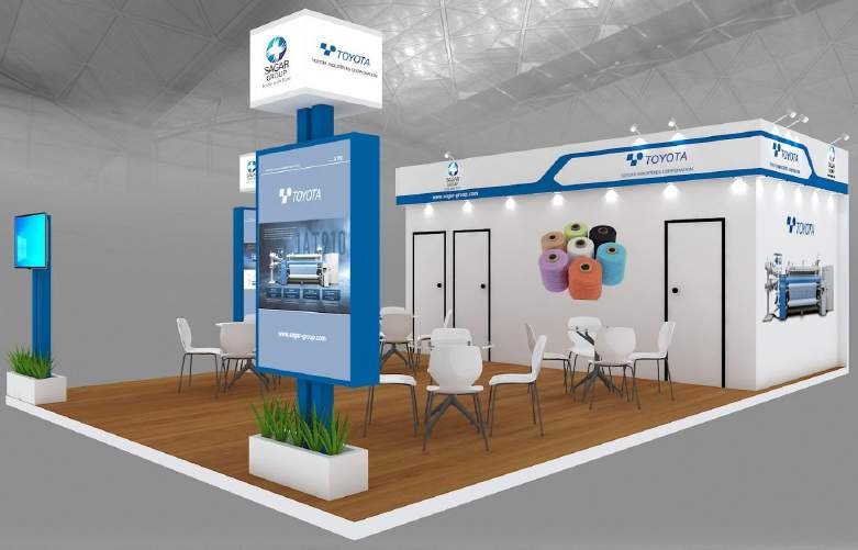 Texposure · 54 sqm · Booth 13 stall