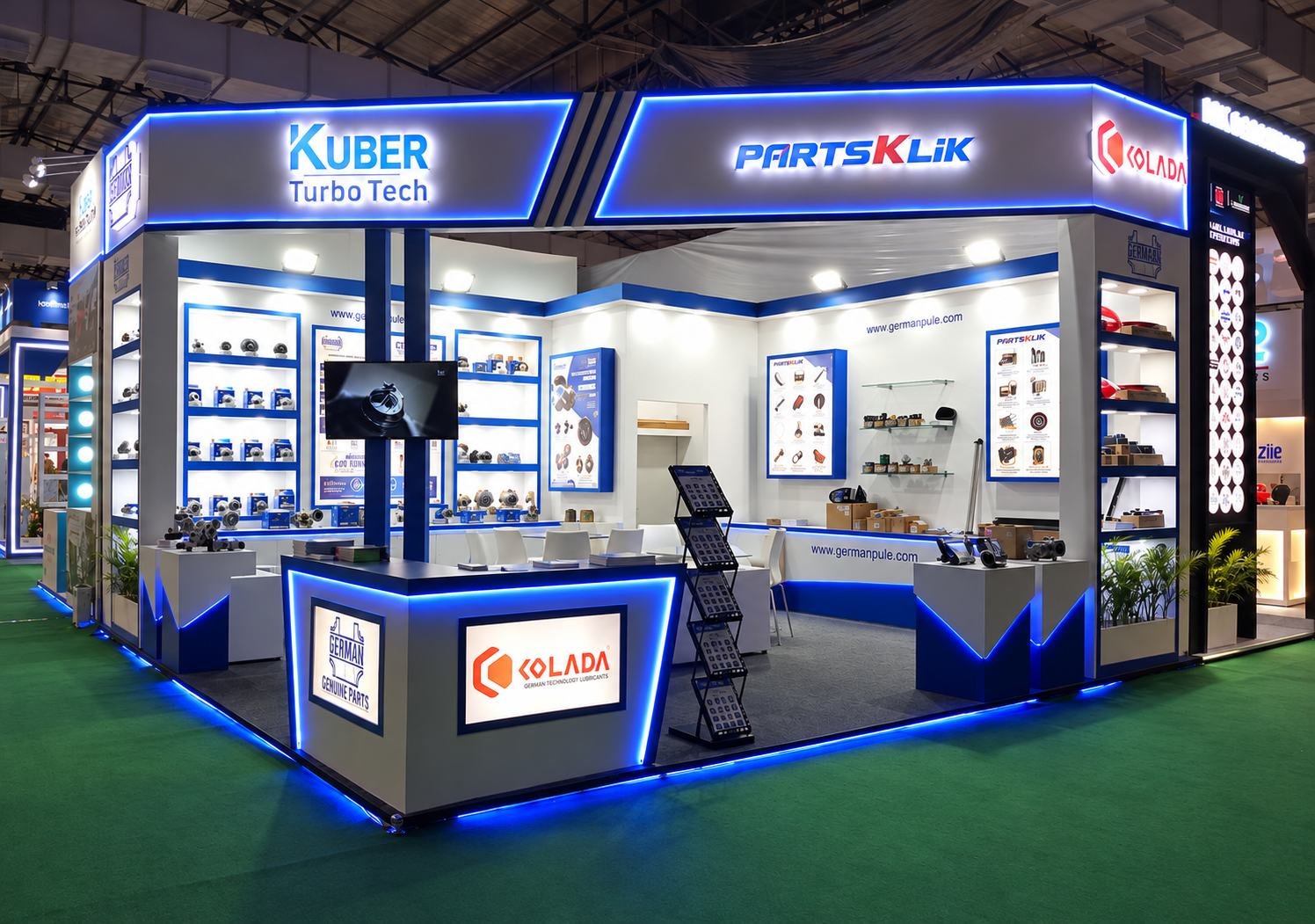 Kuber Turbo Tech exhibition stall